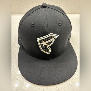 Famous Stars and Straps New Era 59FIFTY Black Fitted Hat size 7 1/2